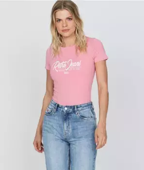 Футболка Avelin Retro Jeans, розовый
