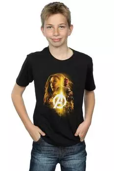 Футболка Avengers Infinity War Vision Witch Team Up Marvel, черный