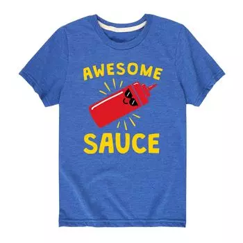 Футболка Awesome Sauce для мальчиков 8–20 лет Licensed Character, синий