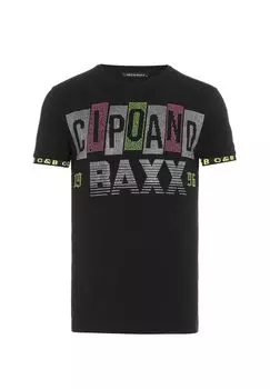 Футболка экстравагантного вида CIPO & BAXX, черный
