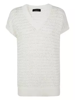 Футболка ажурной вязки Fabiana Filippi, белый