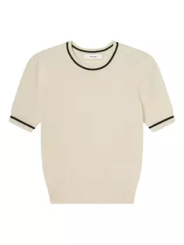 Футболка ажурной вязки FRAME, нейтральный