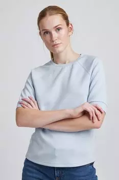 Футболка b.young Rundhalspullover, синий