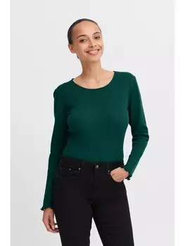 Футболка b.young T-Shirt BYUNICA LS TSHIRT 20816898 modernes T-shirt, зеленый