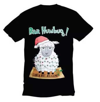 Футболка Baa Humbug 60 SECOND MAKEOVER, черный