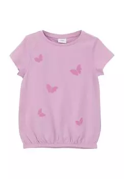 Футболка бабочки детская S.Oliver, цвет 4442 Lilac/ Pink