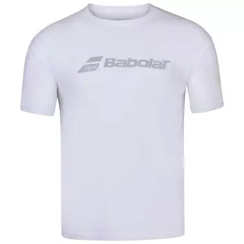 Футболка Babolat Exercise Logo, белый
