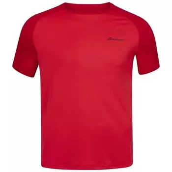 Футболка Babolat Play Crew Neck, красный