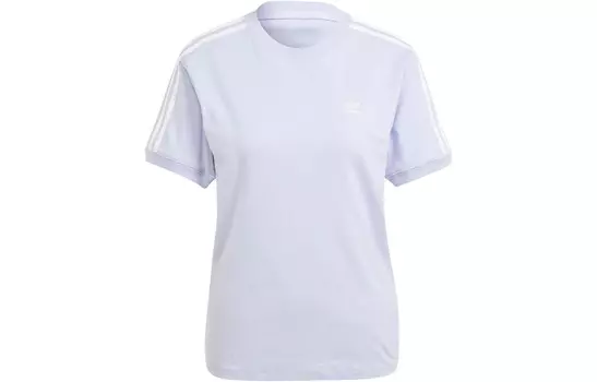 Футболка Baby Look 3 женская сиреневая Adidas Originals