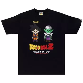 Футболка Baby Milo BAPE x Dragon Ball Z Son Goku & Piccolo Черная