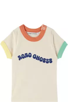 Футболка Baby Off-White Wavy 'Bobo Choses'