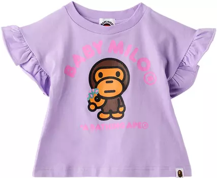 Футболка Baby Purple Baby Milo Donuts BAPE