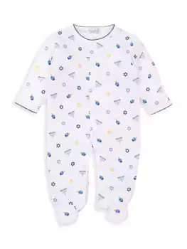 Футболка Baby's My 1st Hanukkah с принтом Kissy Kissy, синий