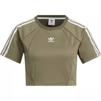 Футболка BABY TEE женская оливковая Strata Adidas Originals