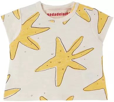 Футболка Baby White Sea Stars nadadelazos