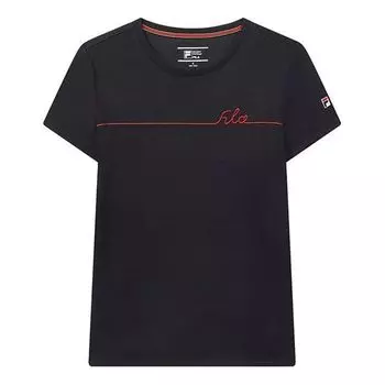 Футболка back stripe pattern printing short sleeve blue Fila, синий