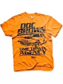 Футболка Back To The Future, оранжевый