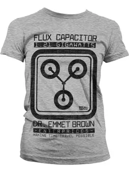 Футболка Back To The Future, серый