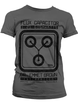 Футболка Back To The Future, серый