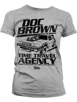 Футболка Back To The Future, серый