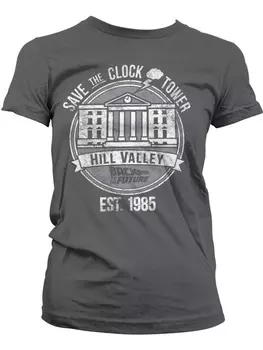 Футболка Back To The Future, серый