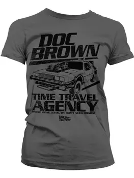 Футболка Back To The Future, серый