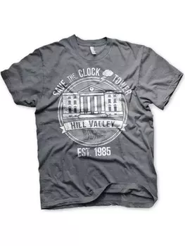 Футболка Back To The Future, серый