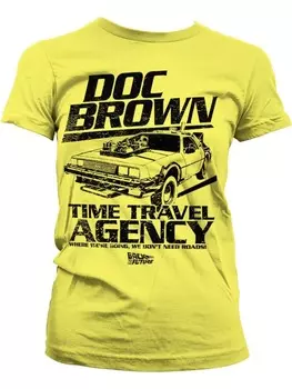 Футболка Back To The Future, желтый