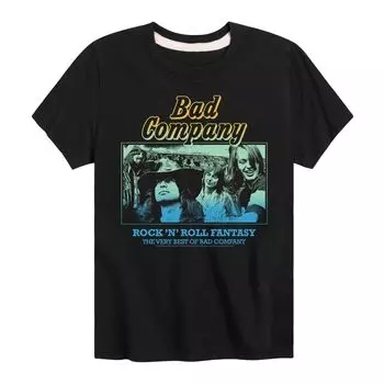 Футболка Bad Company в стиле рок-фэнтези для мальчиков 8–20 лет Licensed Character, черный
