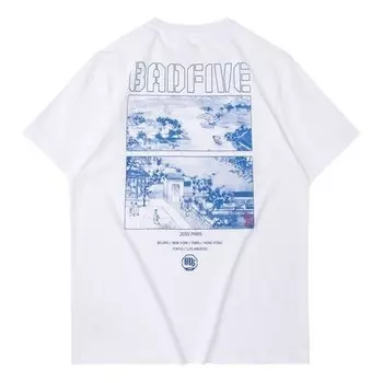 Футболка bad five sports с коротким рукавом Li-Ning, белый