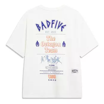 Футболка badfive force a turn графическая футболка Li-Ning, белый