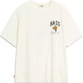 Футболка Badfive мужская, белая Lining, кремовый