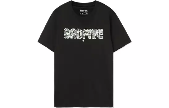 Футболка Badfive мужская черная Lining, черный
