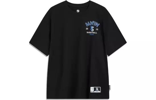 Футболка Badfive мужская черная Lining, черный