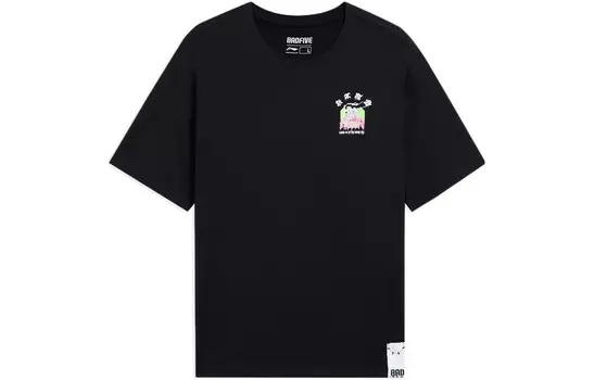 Футболка Badfive мужская черная Lining, черный