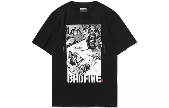 Футболка Badfive мужская черная Lining, черный