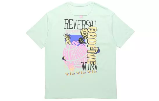 Футболка Badfive мужская, волны воды, зеленая Lining, зеленый