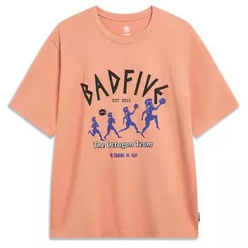 Футболка BADFIVE Octagon T-Shirt Li-Ning, цвет Schwarz