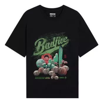 Футболка badfive plants графическая футболка Li-Ning, черный