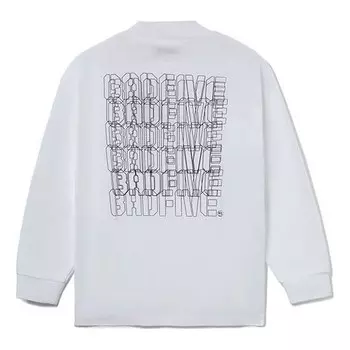 Футболка badfive sports basketball series casual дышащие свободные длинные рукава Li-Ning, белый