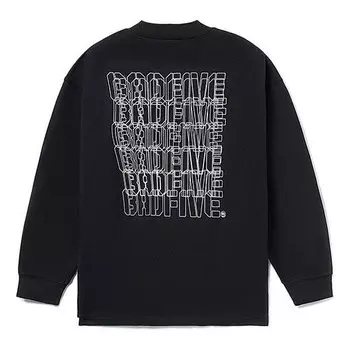 Футболка badfive sports basketball series casual дышащие свободные длинные рукава Li-Ning, черный