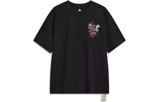 Футболка Badfive унисекс черная Lining, черный
