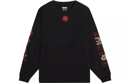 Футболка Badfive унисекс черная Lining, черный