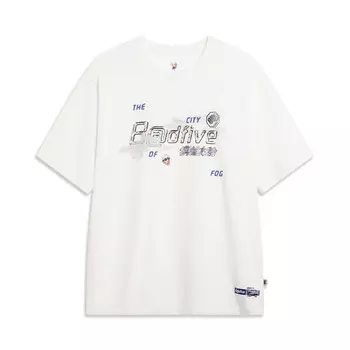 Футболка Badfive унисекс молочно-белая Lining, слоновая кость