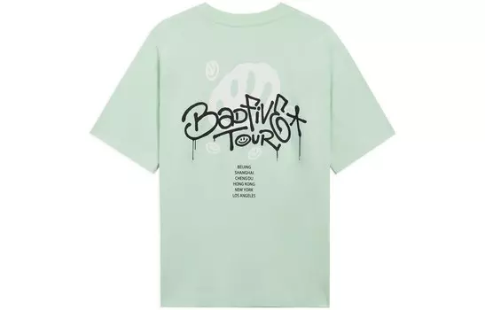 Футболка Badfive женская Water Waves зеленая Lining