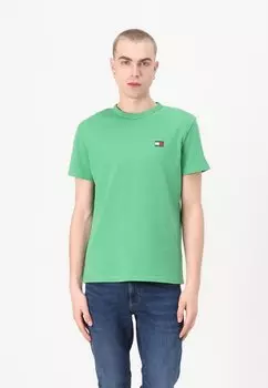 Футболка BADGE TEE Tommy Jeans, зеленый