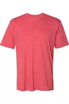 Футболка Badger Triblend Performance, цвет red heather