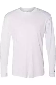 Футболка Badger Ultimate SoftLock с длинным рукавом, белый