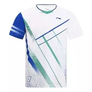 Футболка бадминтон серии быстросохнущая футболка Li-Ning, белый