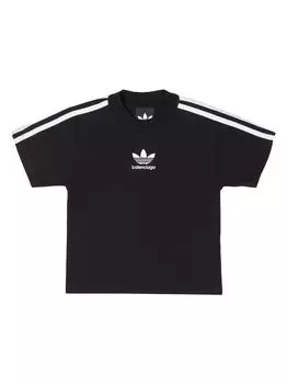 Футболка Balenciaga / Adidas для маленьких детей Balenciaga, черный